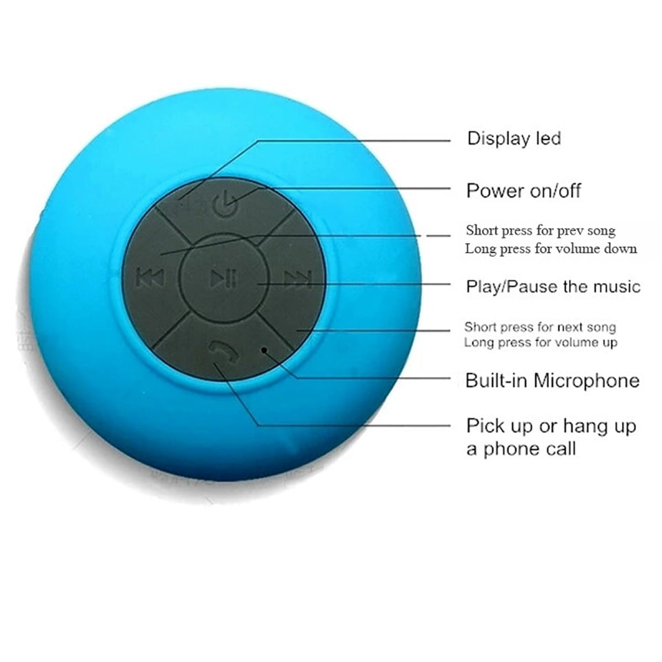 Waterproof Wireless Bluetooth Speaker